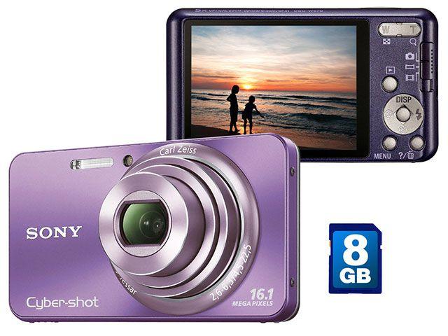 Câmera Digital Sony Cyber-Shot DSC W570S 16.1MP - LCD 2,7 Zoom 5x